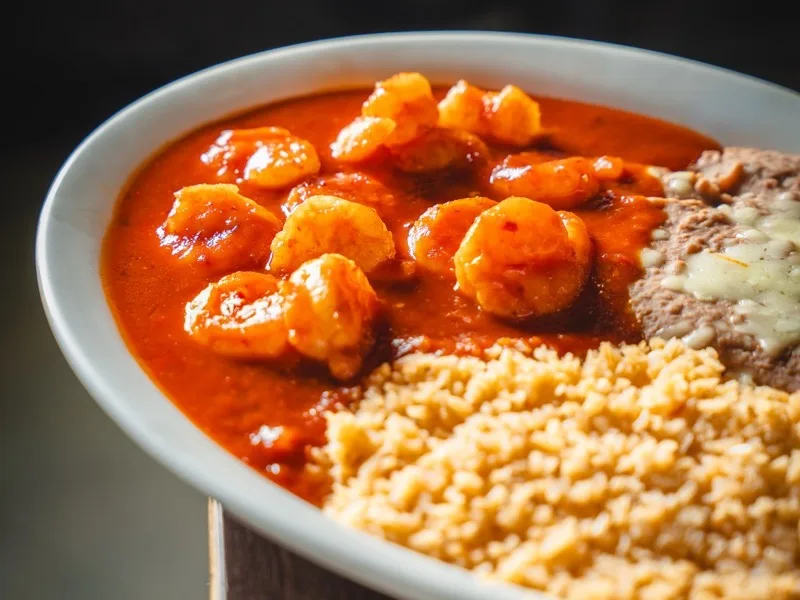 Camarones a la diabla at El Metate Soddy-Daisy