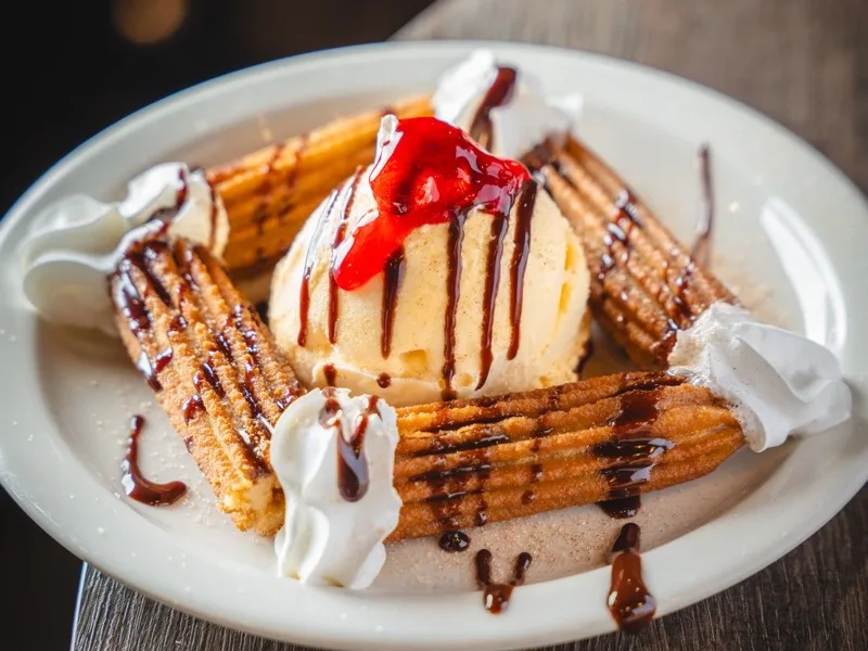 Churros at El Metate Soddy-Daisy